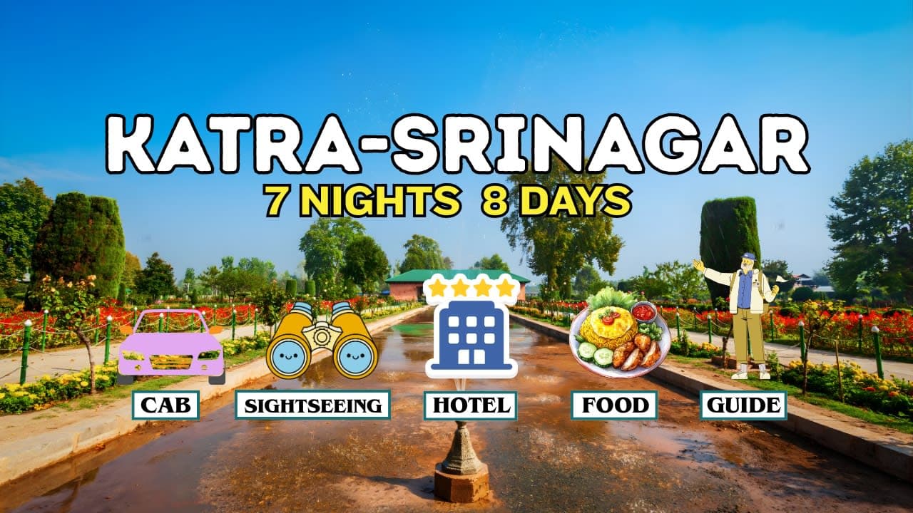 Jammu Katra Srinagar Honeymoon Package – 6N/7D Romantic Escape