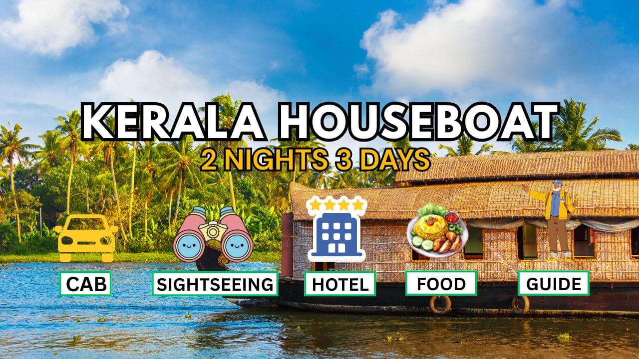 Kerala Houseboat Honeymoon - Couple Tour with Private Houseboat Experience